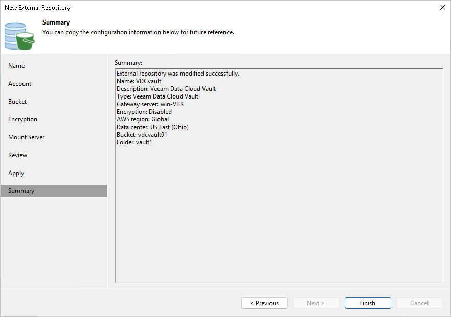Step 9. Finish Working with Wizard