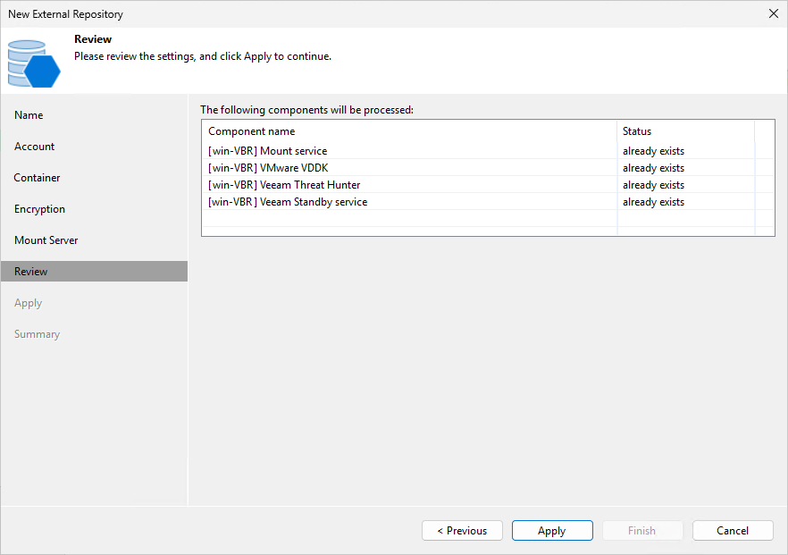 Step 7. Review Properties and Components