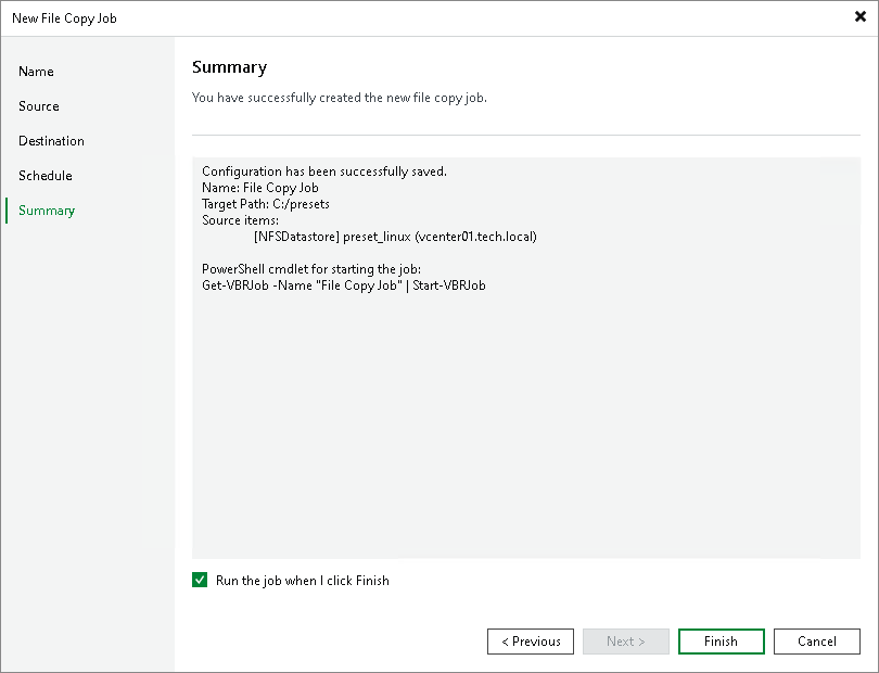 Step 6. Finish Working with Wizard