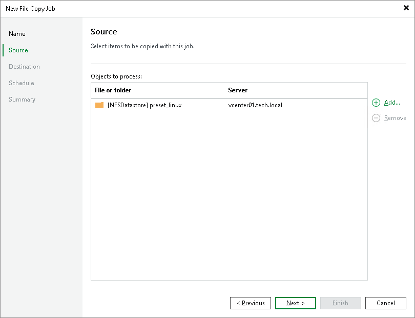 Step 3. Select Files and Folders to Be Copied