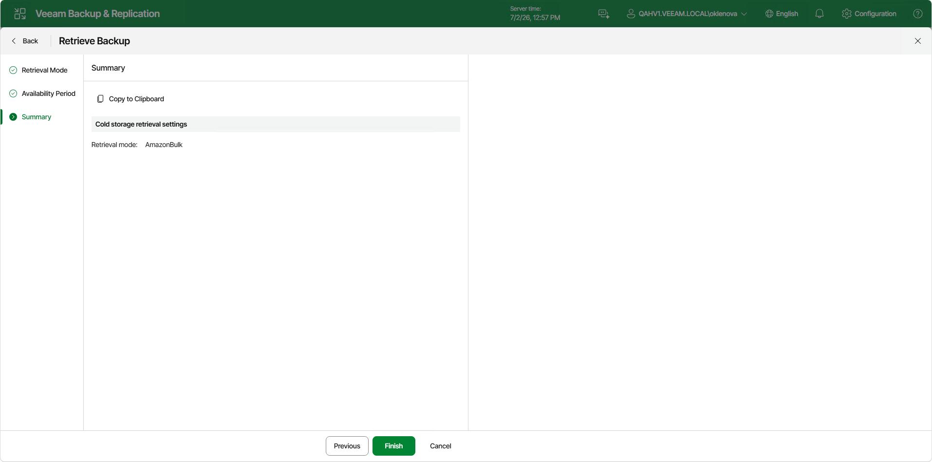 Step 4. Finish Working with Wizard