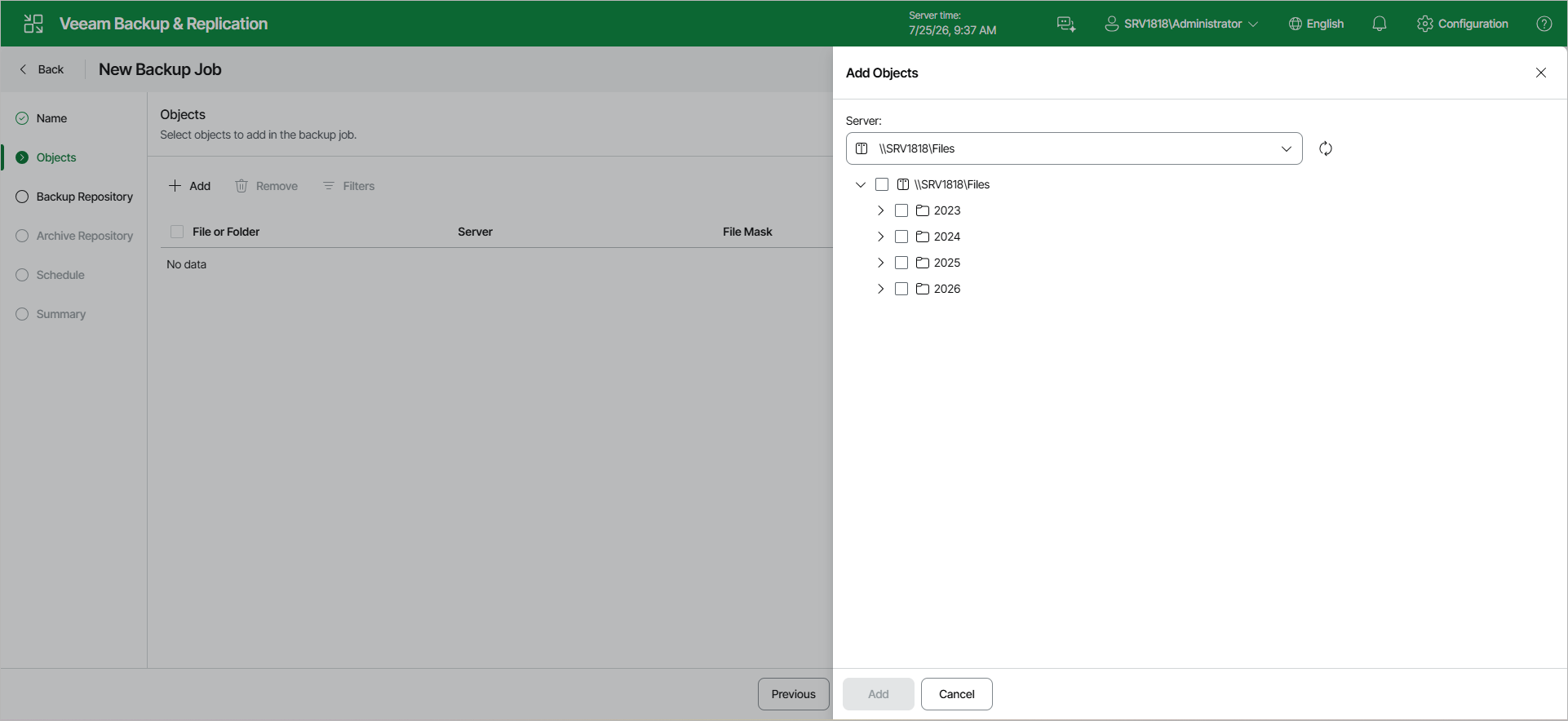 Step 3. Select Files and Folders to Back Up