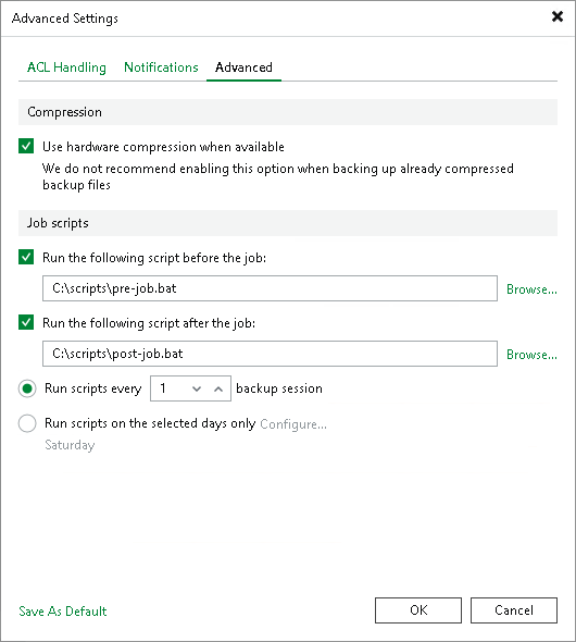 Advanced Settings