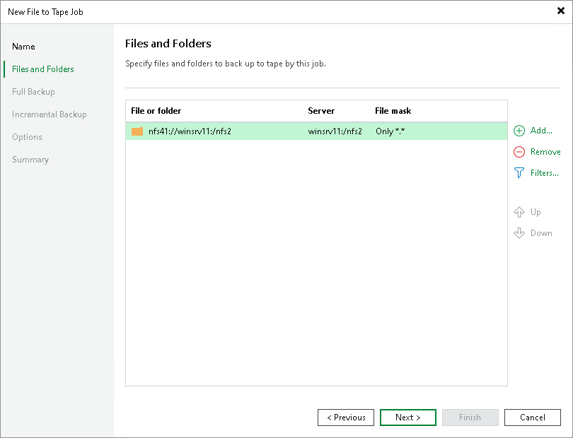 Step 3. Choose Files and Folders to Archive