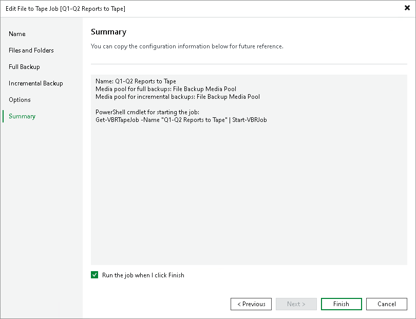 Step 9. Finish Working with Wizard
