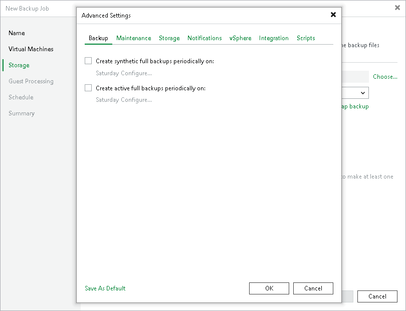 Forever Forward Incremental Backup