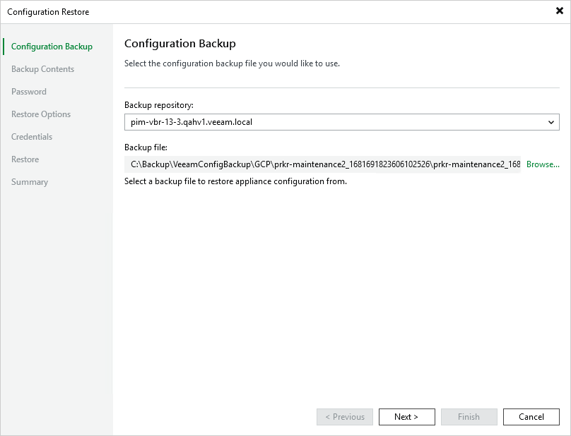 Step 2. Choose Backup File