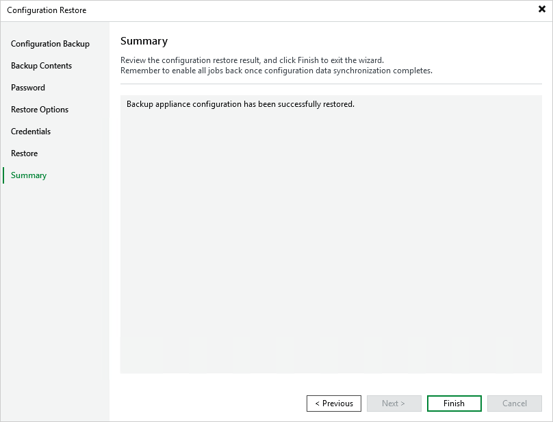 Step 8. Finish Working with Wizard