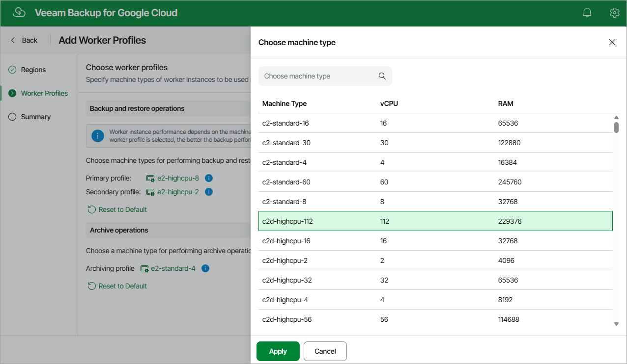 Adding Worker Profiles