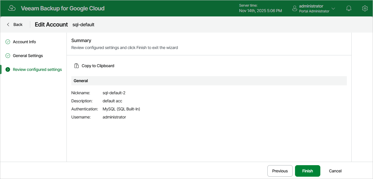 Editing User Accounts