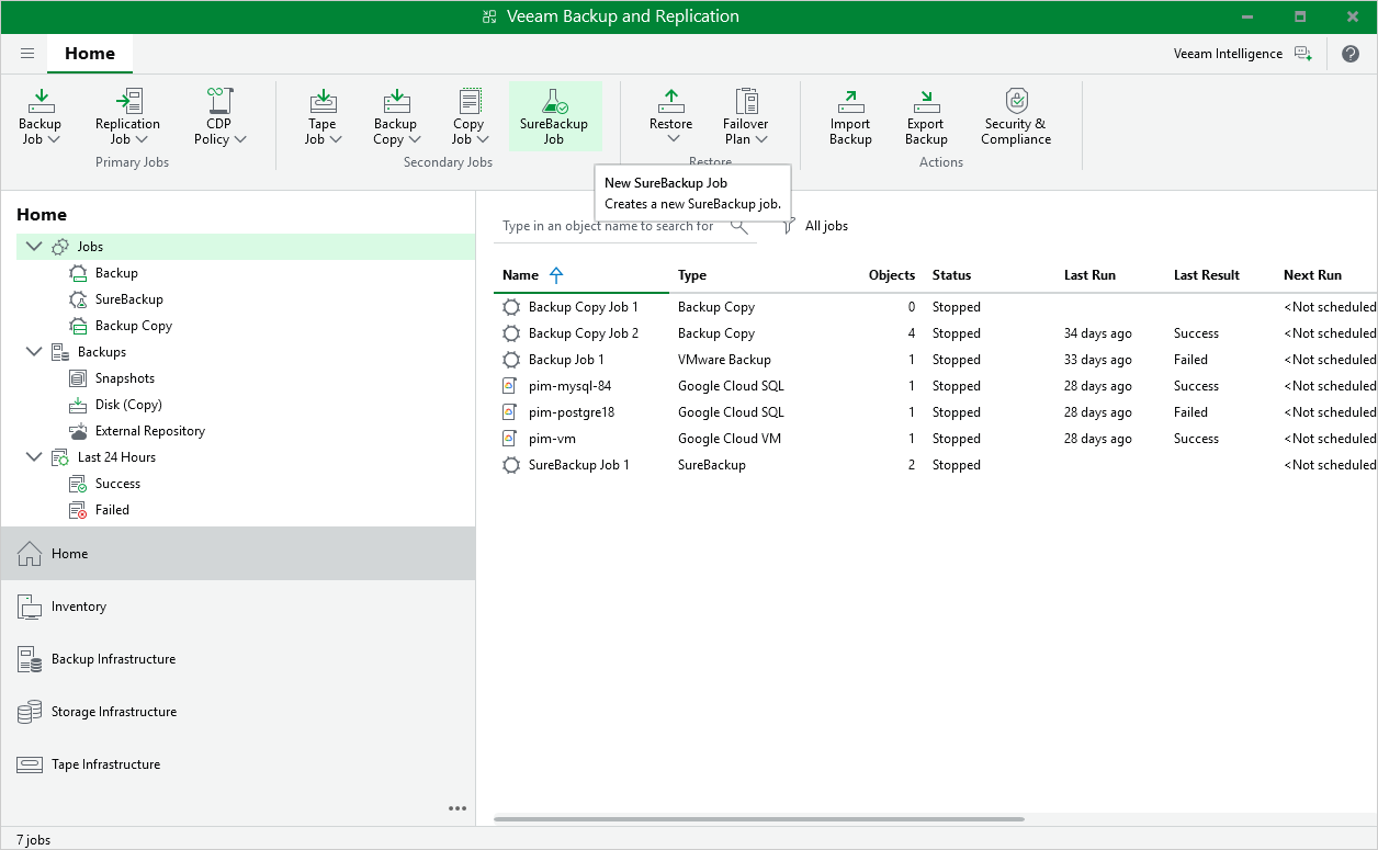 Verifying Backups