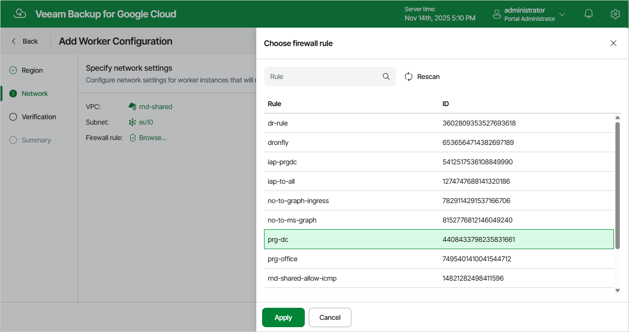 Adding Worker Configuration