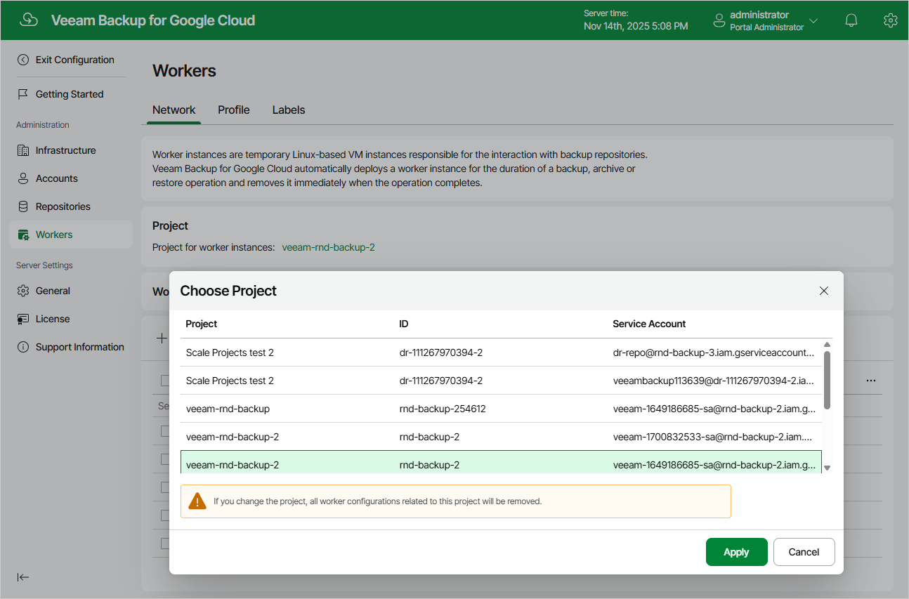 Adding Worker Configuration