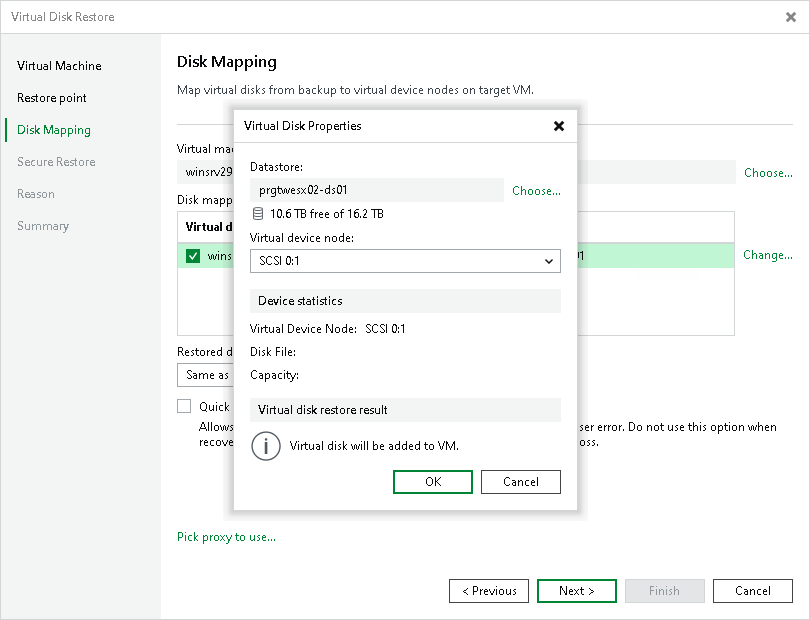 Step 4. Select Virtual Hard Disks to Restore