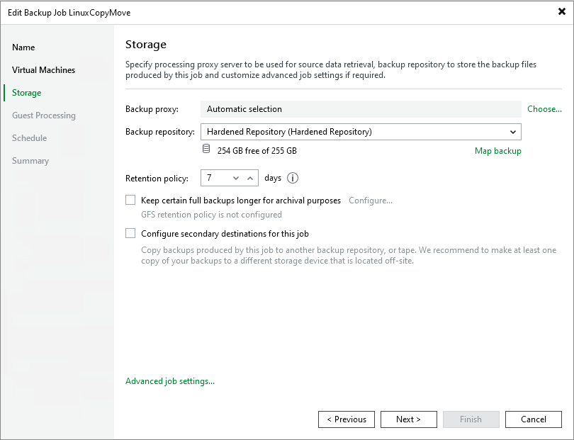 Switching from a Linux Repository to a Hardened Repository