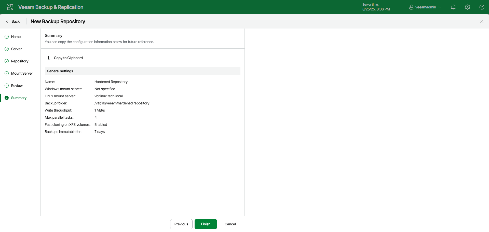 Step 7. Finish Working with Wizard