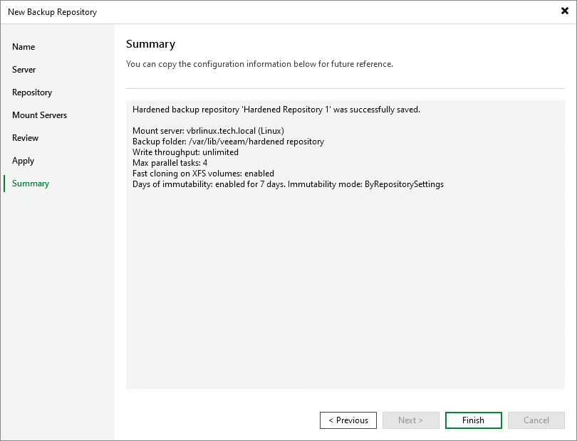 Step 8. Finish Working with Wizard