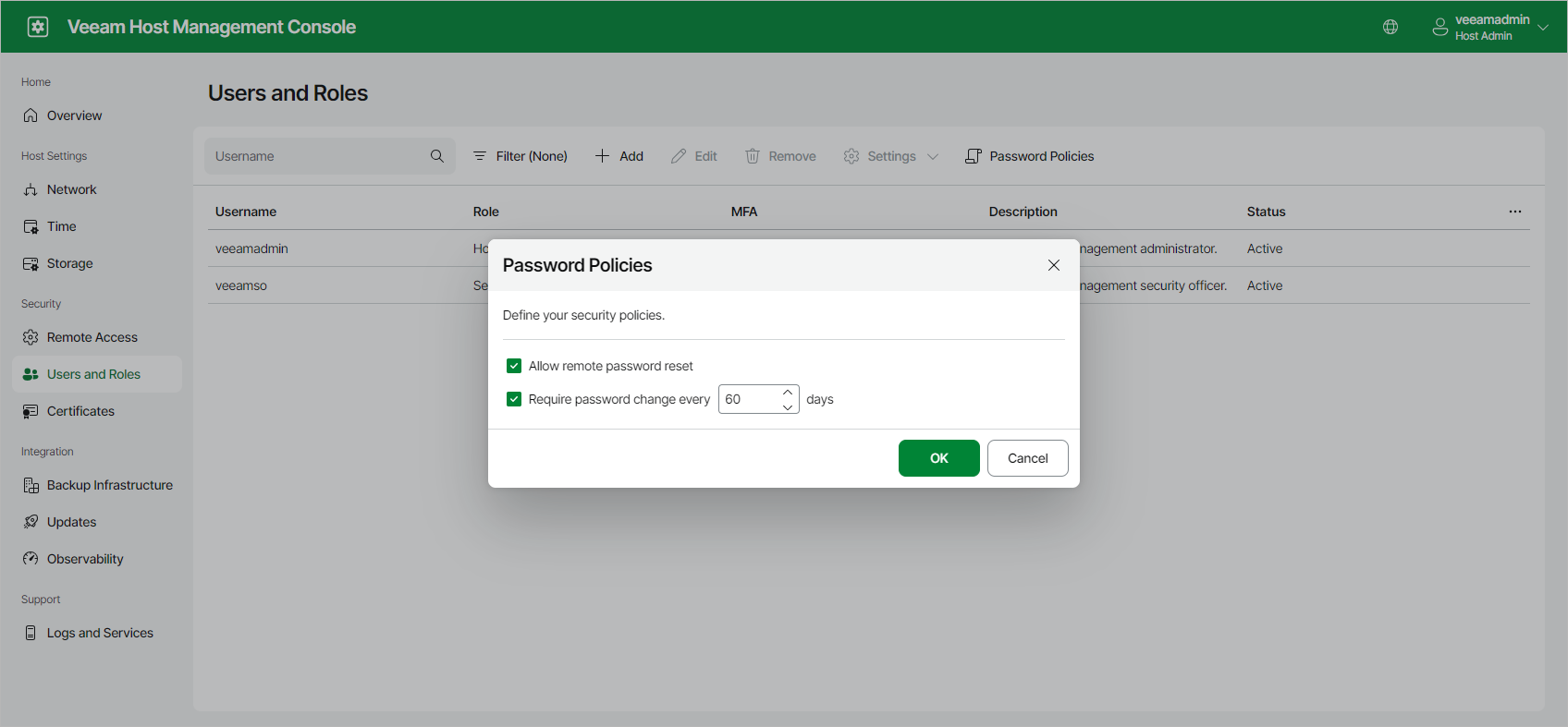 Managing User Authentication