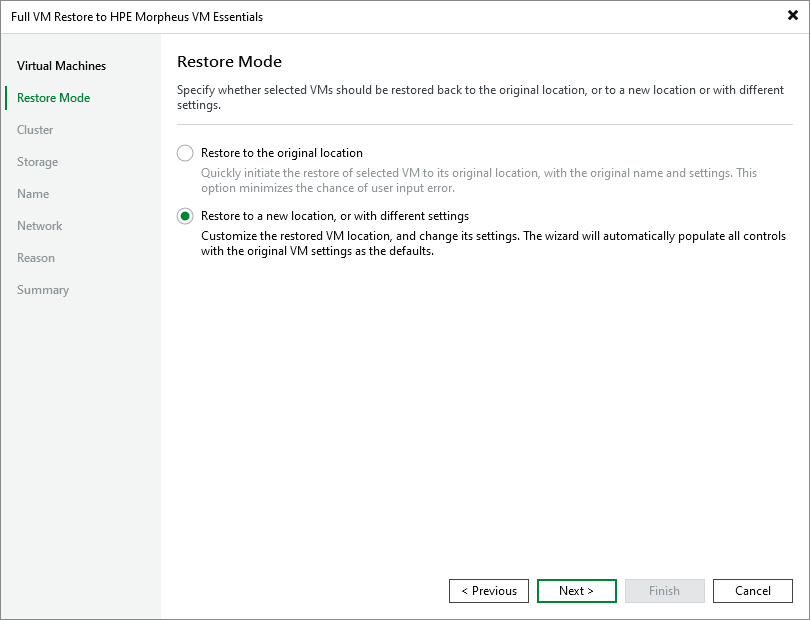 Step 3. Choose Restore Mode