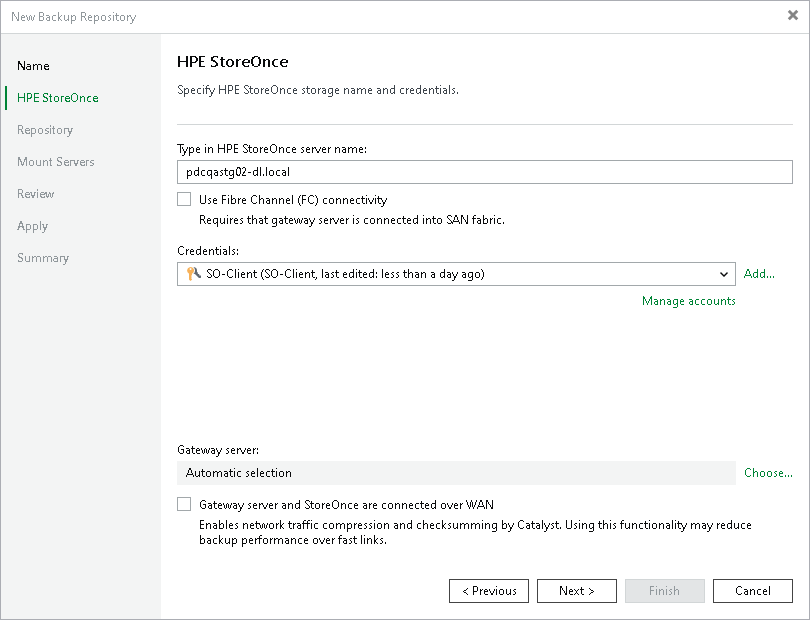 Step 3. Specify Server Settings