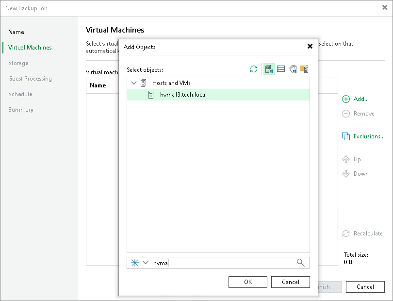 Step 3. Select VMs to Back Up
