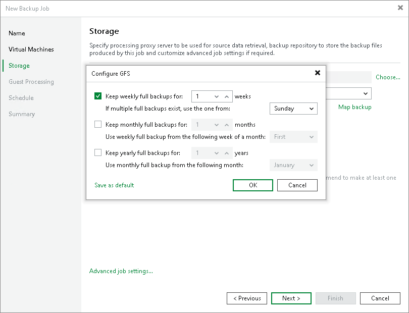 Step 7. Configure Long-Term Retention