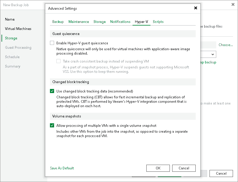 Hyper-V Settings