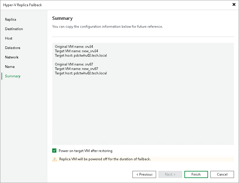 Step 9. Review Summary and Finish Working with Wizard