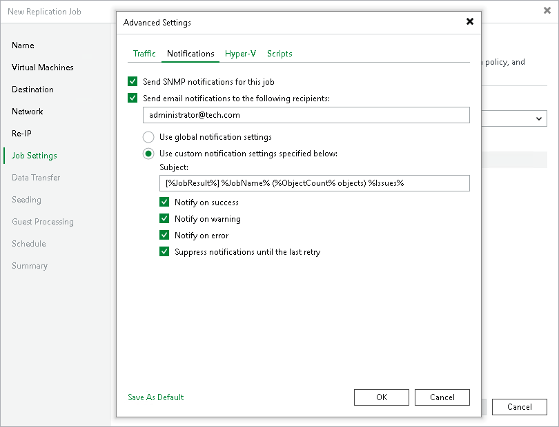 Notification Settings