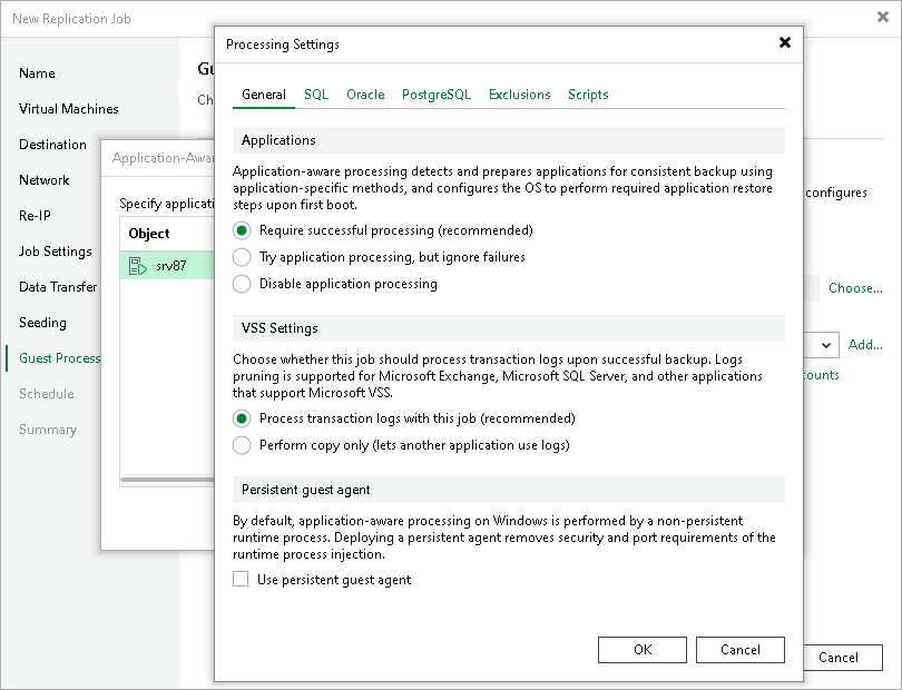 Application-Aware Processing