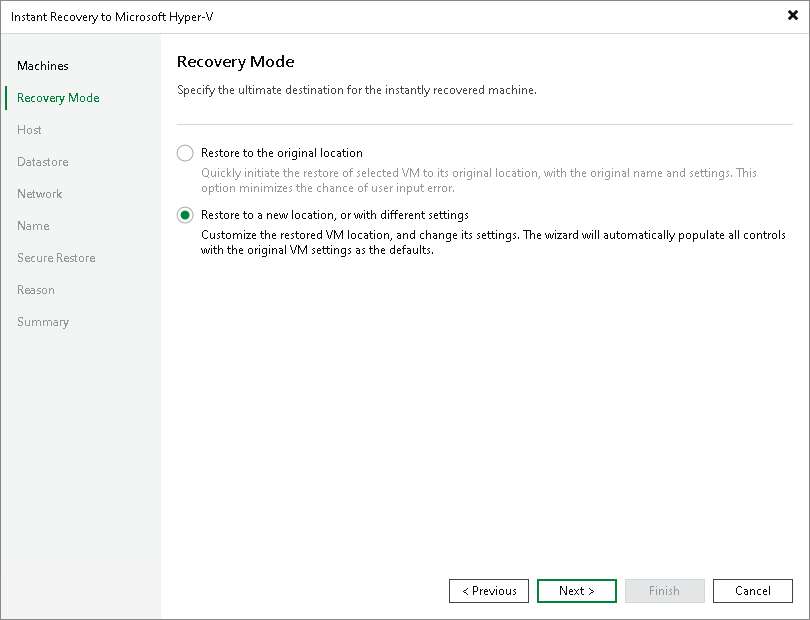 Step 4. Select Recovery Mode