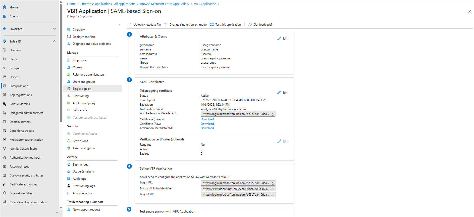 Configuring SAML Authentication for Microsoft Entra ID