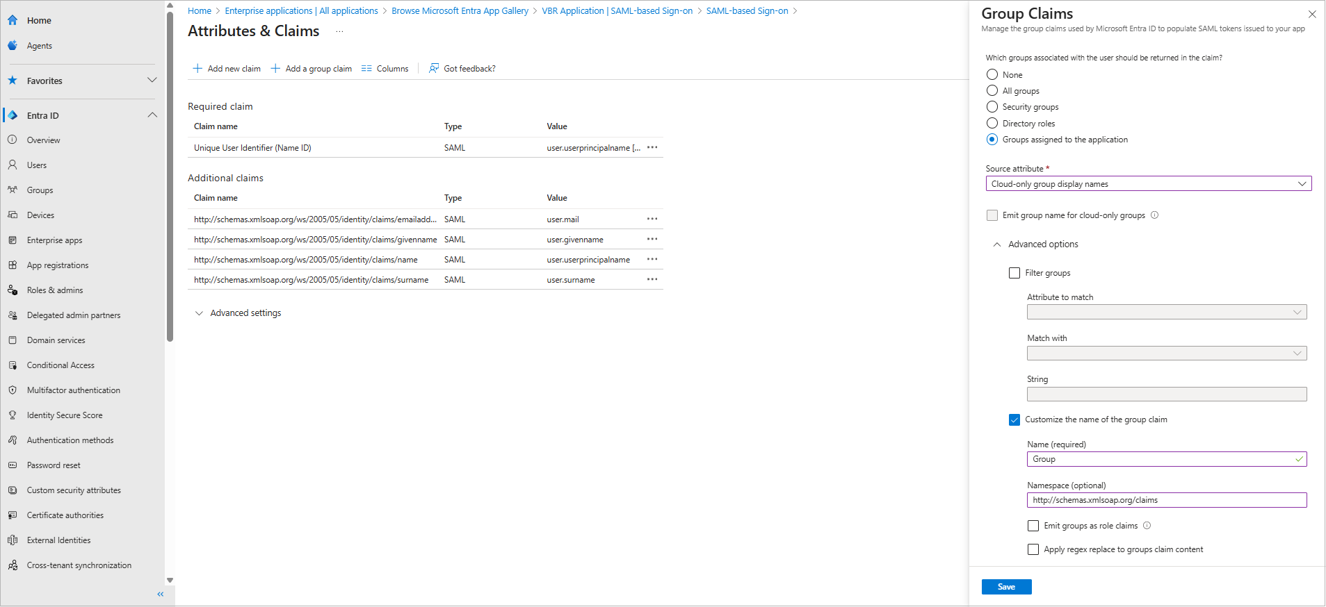 Configuring SAML Authentication for Microsoft Entra ID