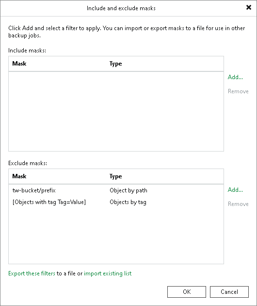 Step 3. Choose Objects to Archive