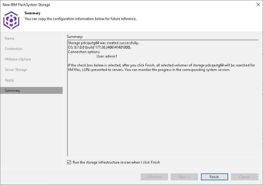 Step 7. Finish Working with Wizard
