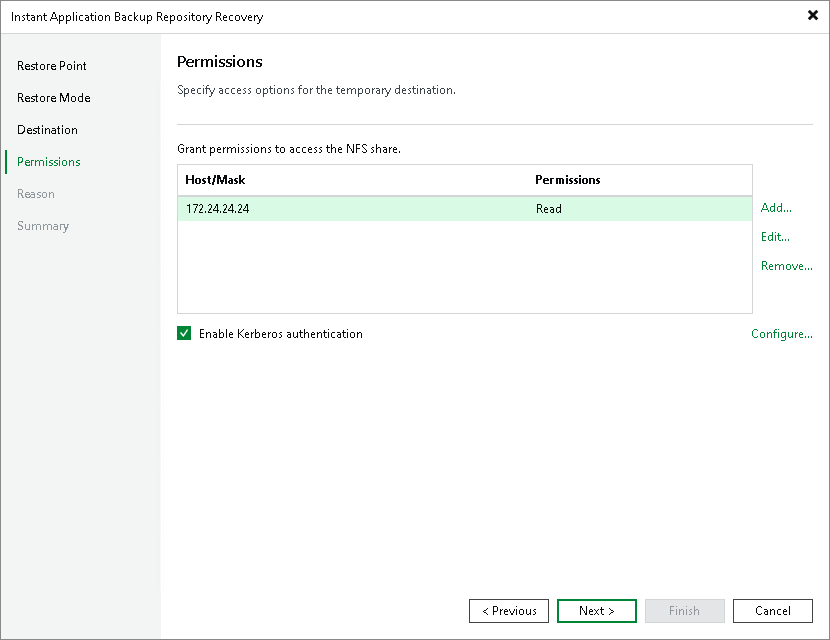Step 5. Specify Access Permissions