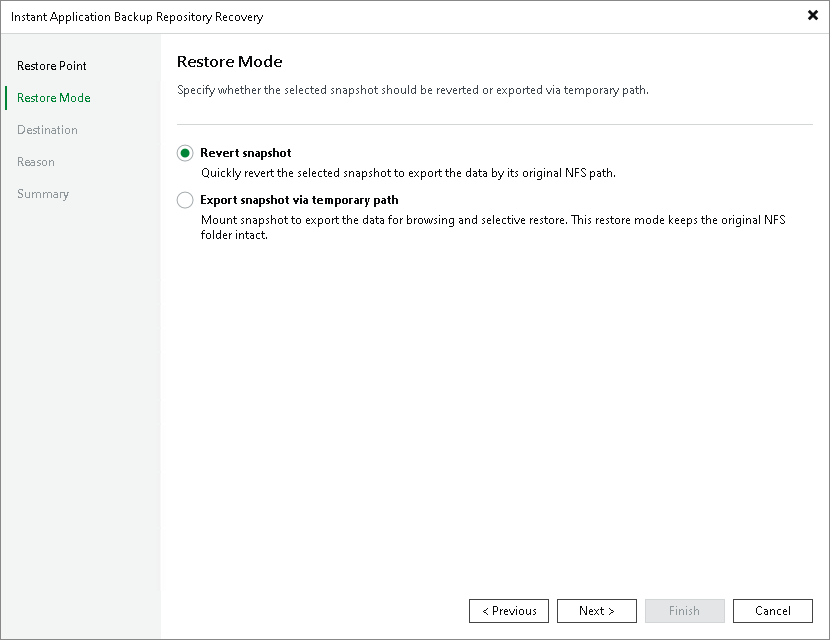 Step 3. Select Restore Mode