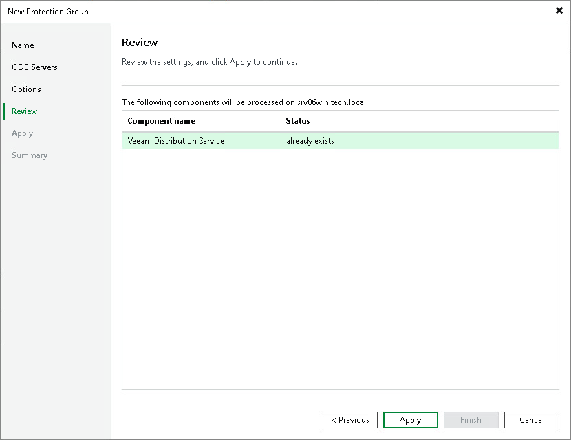 Step 6. Review Components