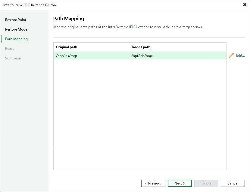 Step 4. Set Backup Path Mapping