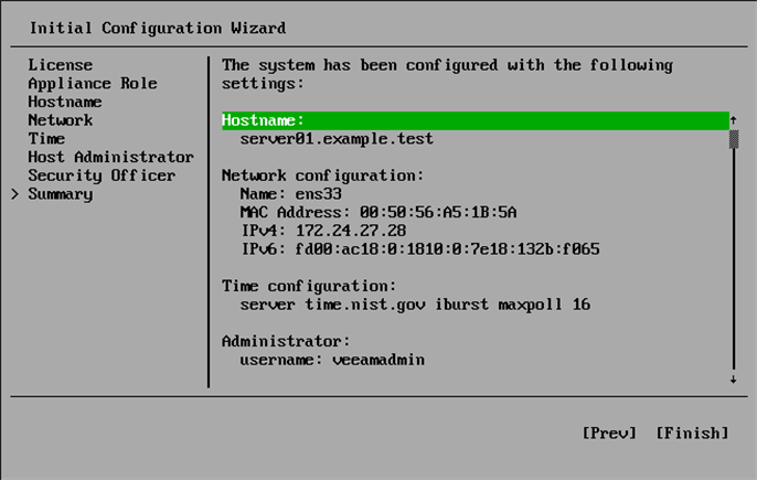 Step 11. Finish Configuration