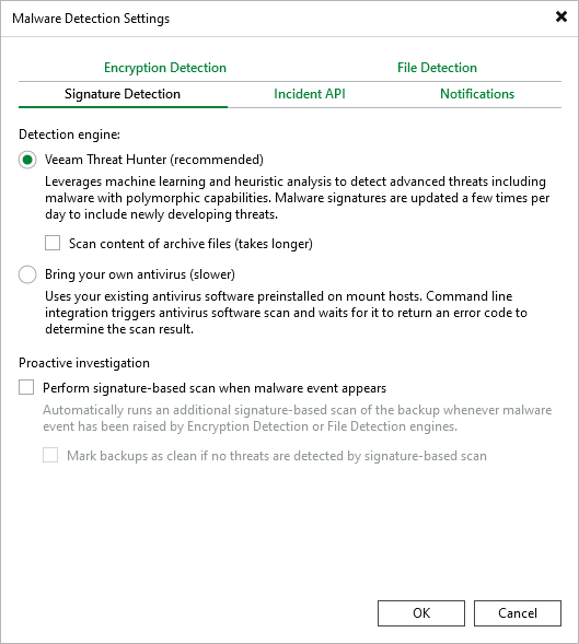 Signature Detection