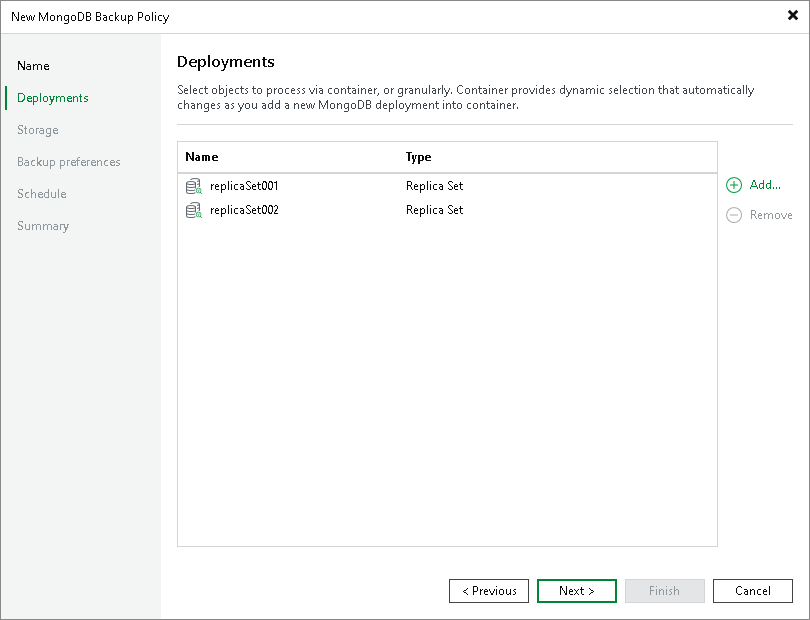 Step 3. Specify Deployments