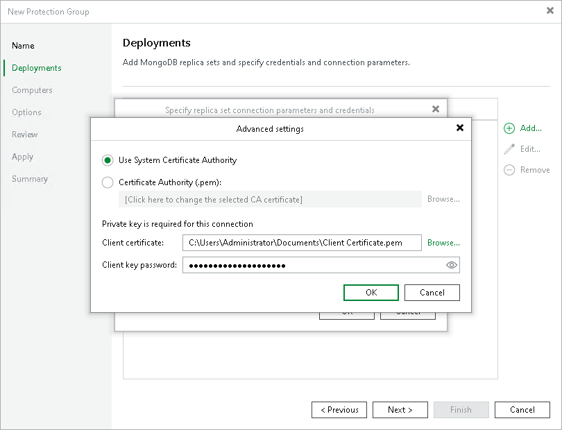 Step 3. Specify Deployments