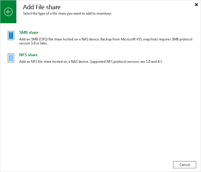 Step 1. Launch New File Share Wizard