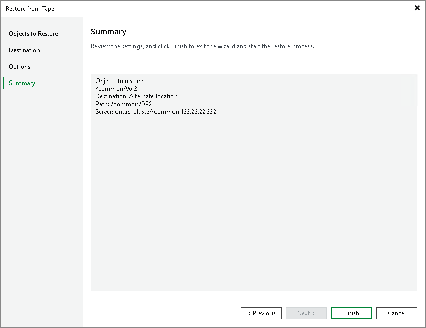 Step 5. Finish Working with Wizard