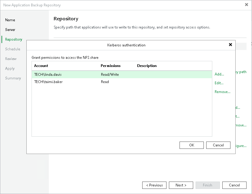 Step 4. Configure Backup Repository Settings