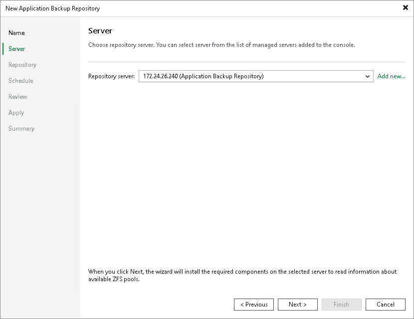 Step 3. Specify Server Settings