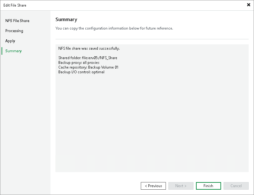Step 6. Finish Working with Wizard