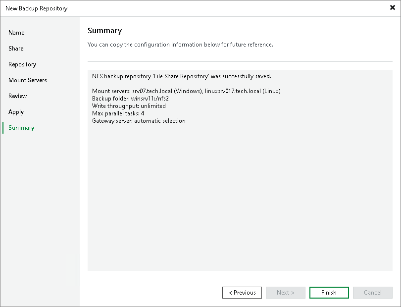 Step 8. Finish Working with Wizard