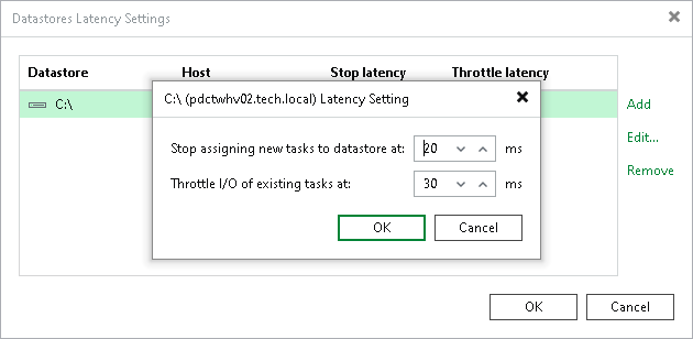Specifying I/O Settings
